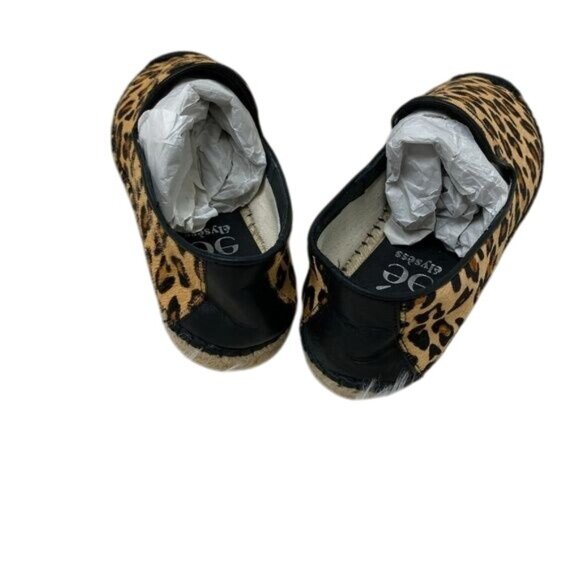 Elysess Leopard Print Espadrille Flats - Picture 5 of 6